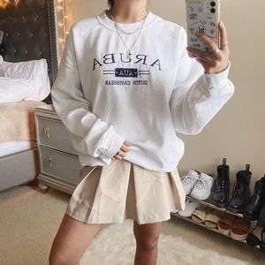 *SOLD* Tan Pleated Skirt